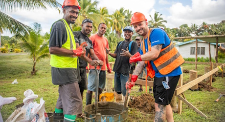 Building a Village Health Clinic in Rural Fiji